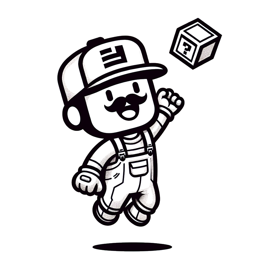 Mario jumping