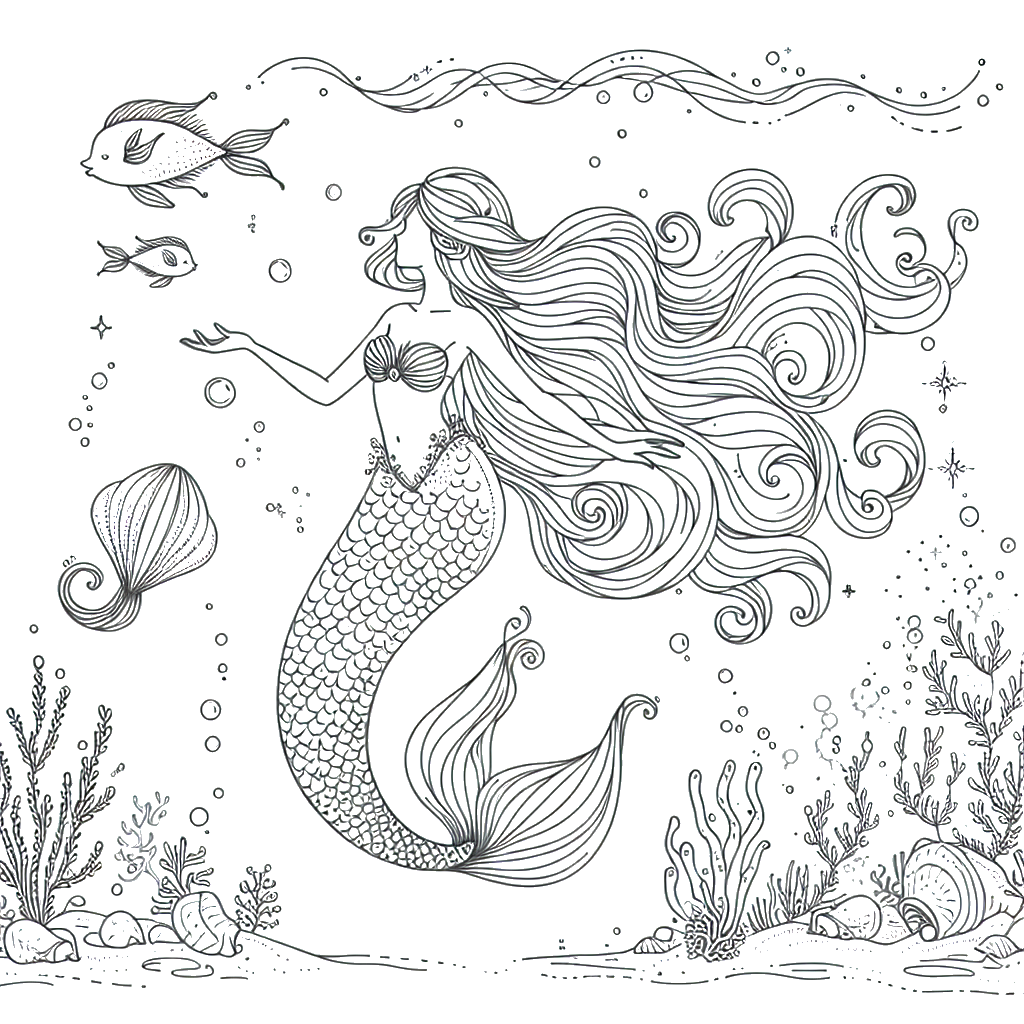 Mermaid in the Sea