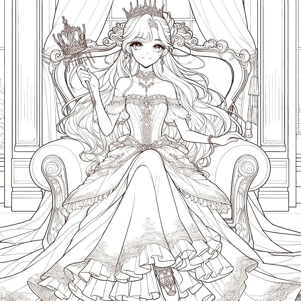 Princess on a Throne